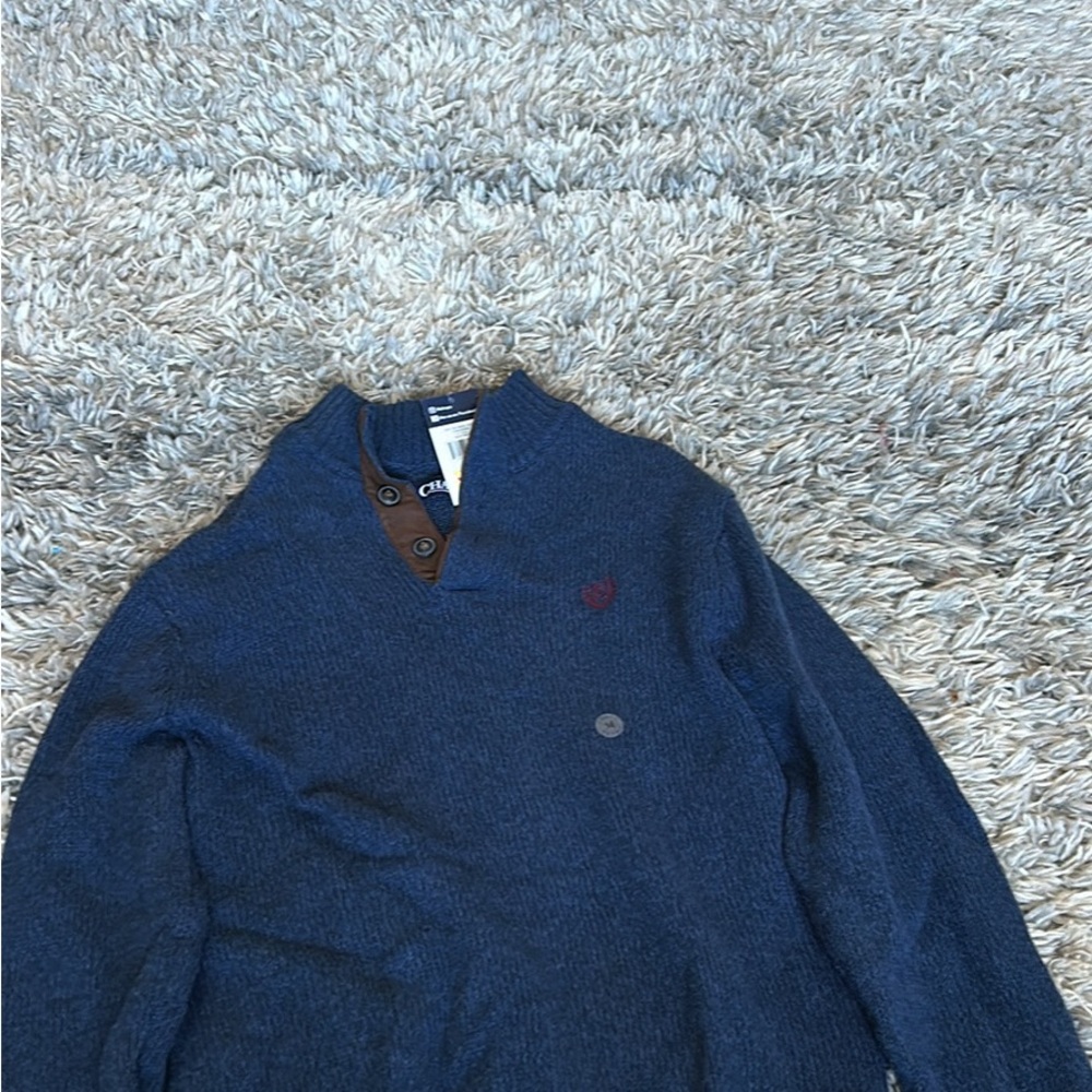 Chaps Men's Navy V-Neck Sweater